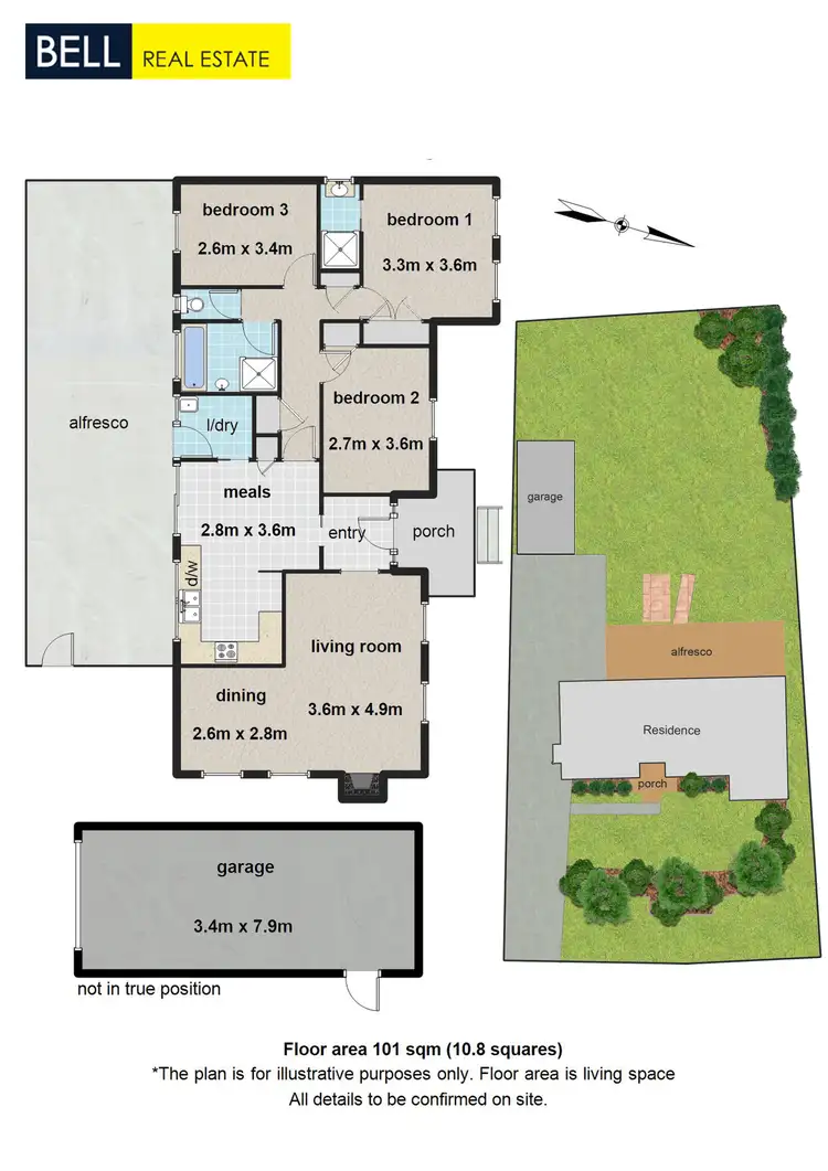 Floorplan of Homely house listing, 147 York Road, Montrose VIC 3765