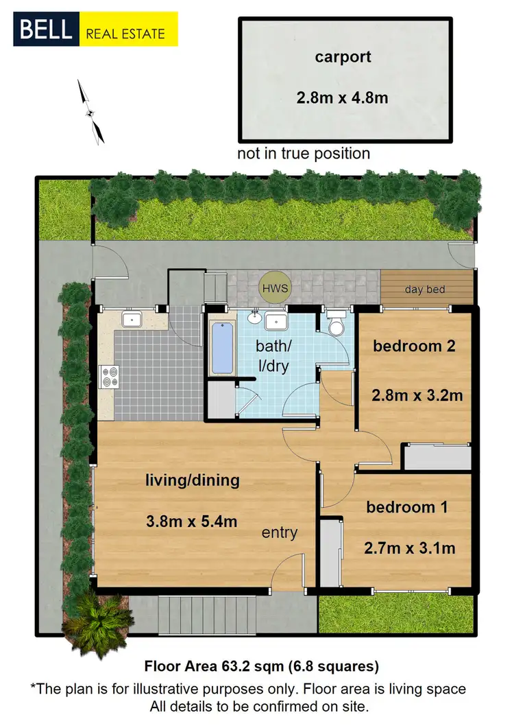 Floorplan of Homely unit listing, 1/16 Newman Road, Mooroolbark VIC 3138