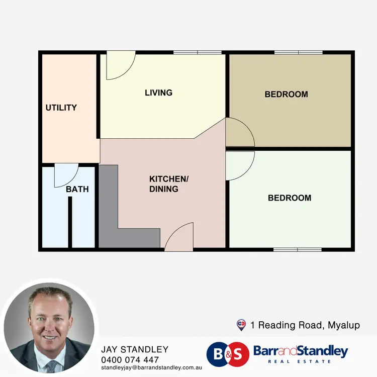 Floorplan of Homely house listing, 1 Reading Road, Myalup WA 6220