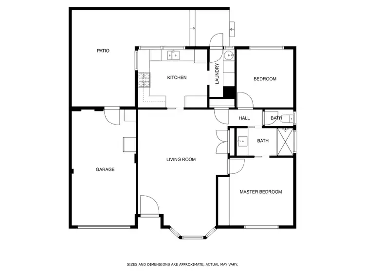 Floorplan of Homely unit listing, 14/746 Wood Street, Albury NSW 2640