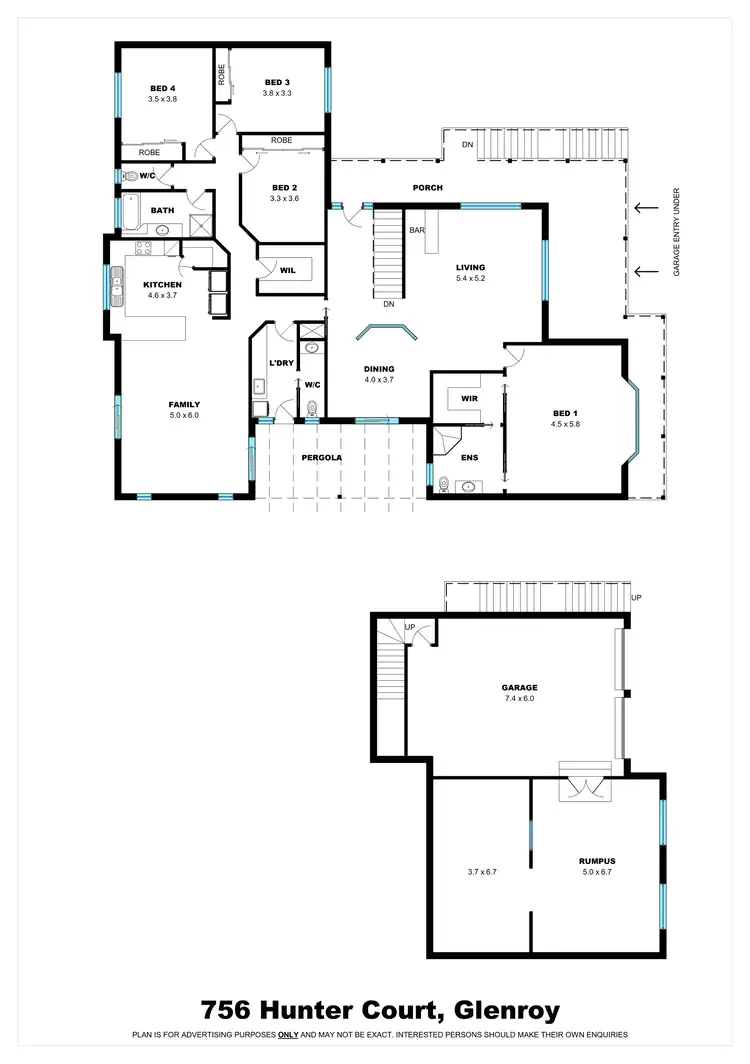 Floorplan of Homely house listing, 756 Hunter Court, Glenroy NSW 2640