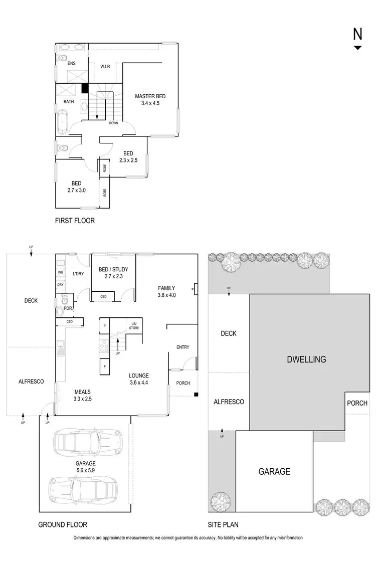 Floorplan of Homely townhouse listing, 4/6 Mahoney Street, Templestowe Lower VIC 3107