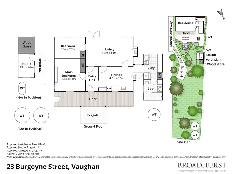 Floorplan of Homely house listing, 23 Burgoyne Street, Vaughan VIC 3451