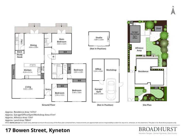 Floorplan of Homely house listing, 17 Bowen Street, Kyneton VIC 3444