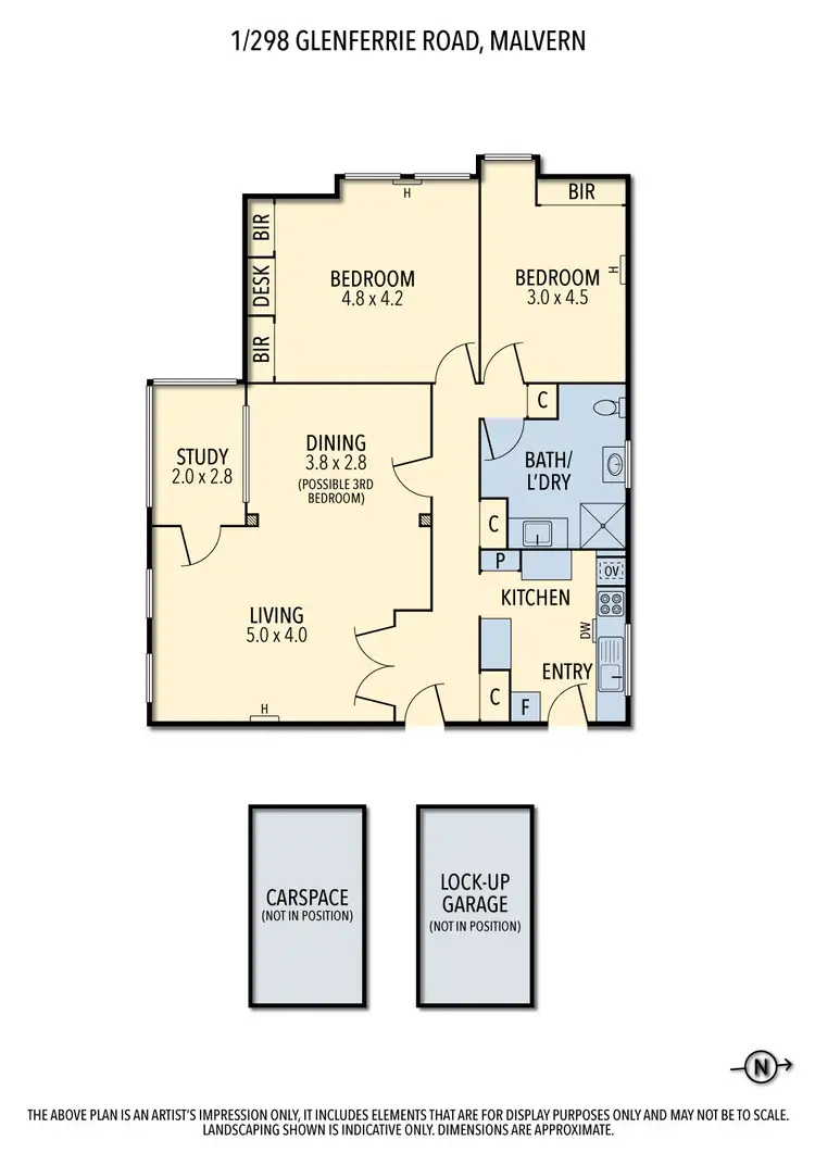 Floorplan of Homely apartment listing, 1/298 Glenferrie Road, Malvern VIC 3144