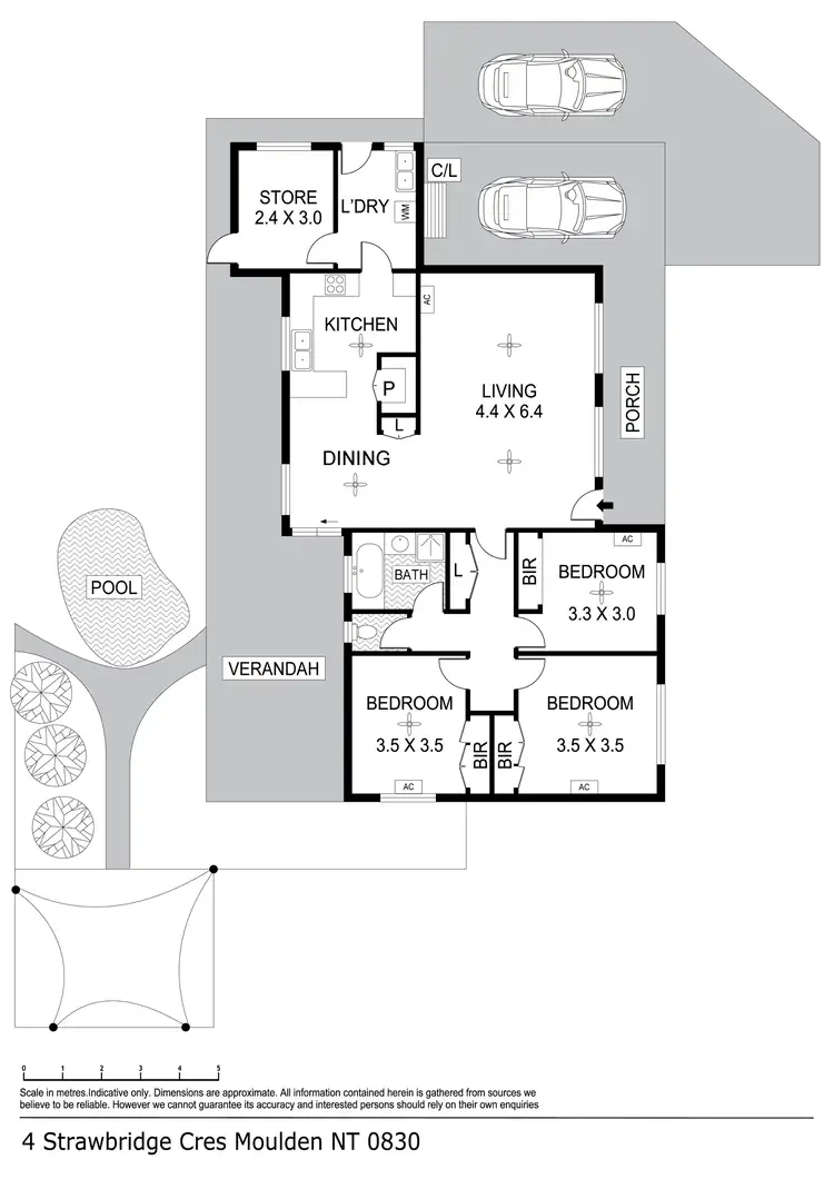 Floorplan of Homely house listing, 4 Strawbridge Crescent, Moulden NT 830