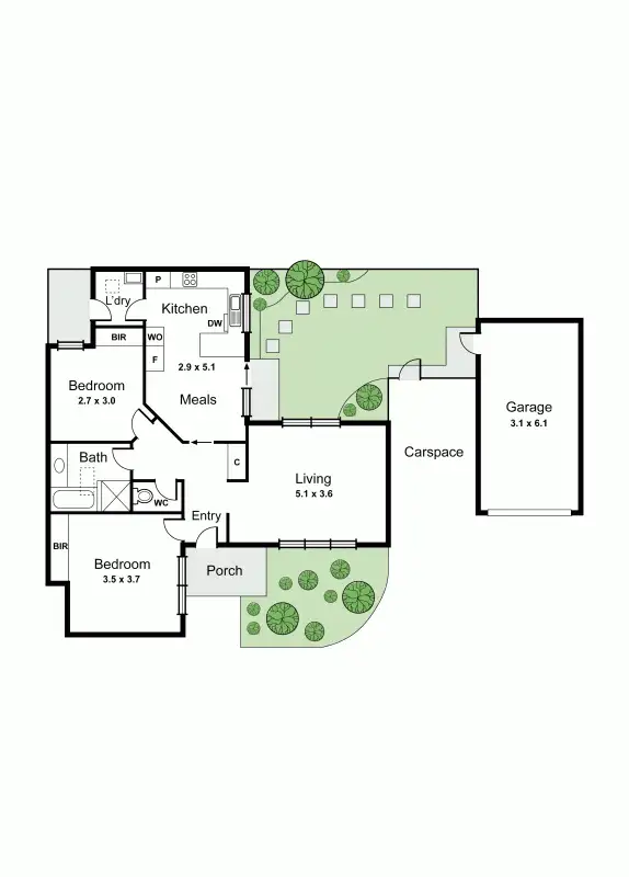 Floorplan of Homely unit listing, 4/59 Poath Road, Murrumbeena VIC 3163