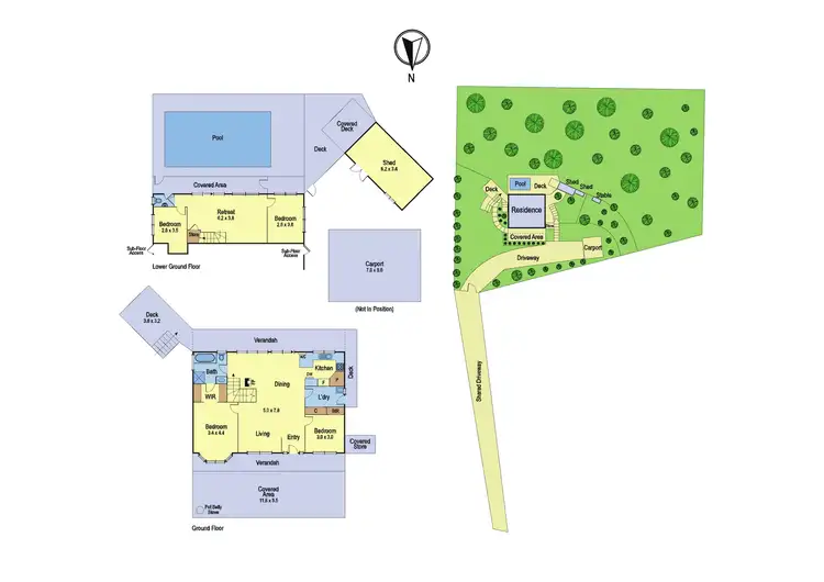 Floorplan of Homely house listing, 6 Curtain Road, Hurstbridge VIC 3099