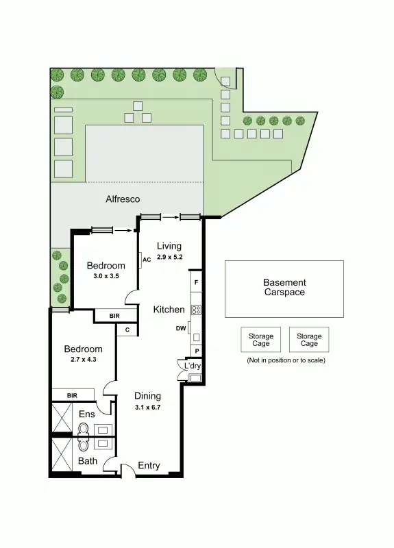 Floorplan of Homely apartment listing, 5/316 Neerim Road, Carnegie VIC 3163