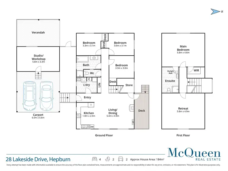 Floorplan of Homely house listing, 28 Lakeside Drive, Hepburn VIC 3461