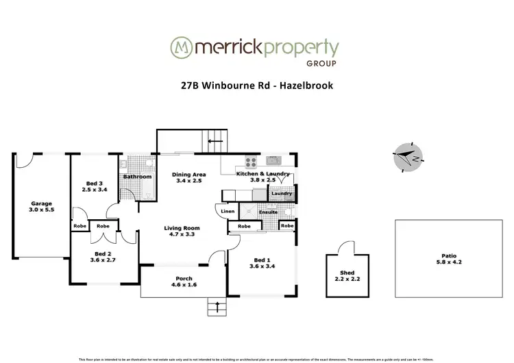 Floorplan of Homely villa listing, 27B Winbourne Road, Hazelbrook NSW 2779