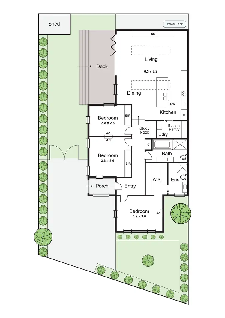 Floorplan of Homely house listing, 151 Sycamore Street, Caulfield South VIC 3162