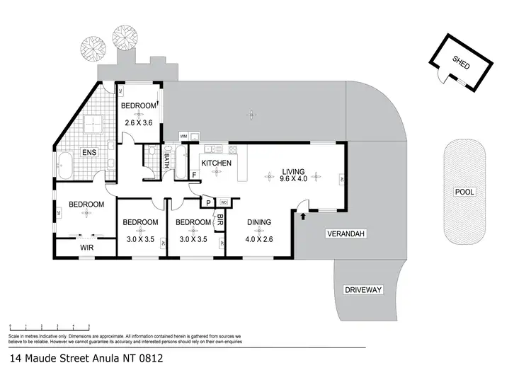 Floorplan of Homely house listing, 14 Maude Street, Anula NT 812