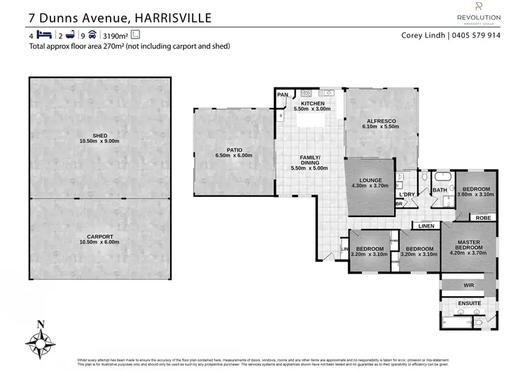 Floorplan of Homely house listing, 7 Dunns Avenue, Harrisville QLD 4307