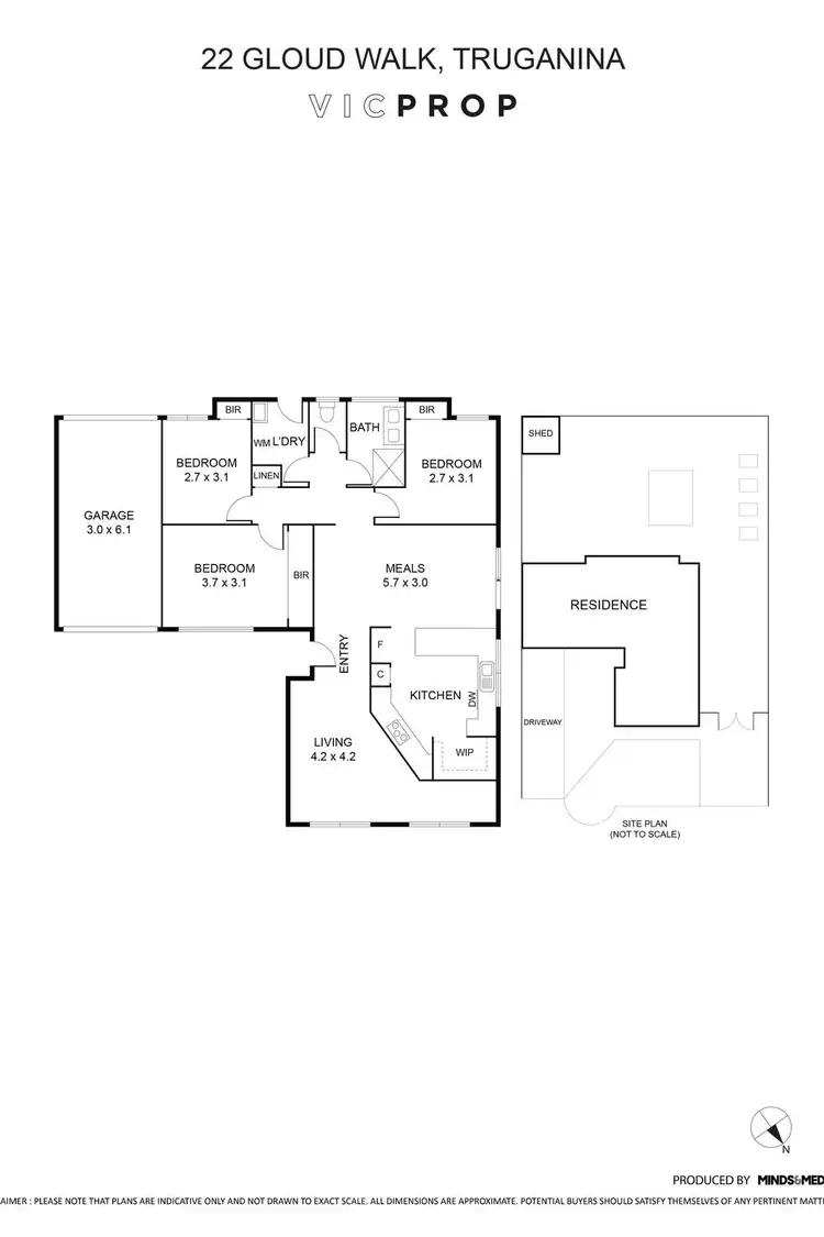 Floorplan of Homely house listing, 22 Gould Walk, Truganina VIC 3029