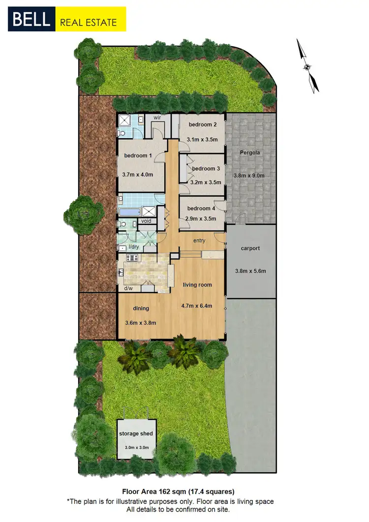 Floorplan of Homely unit listing, 1/1 Carlyle Street, Croydon VIC 3136