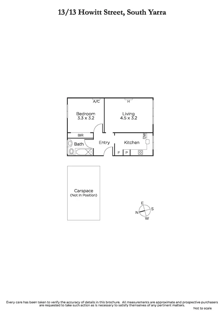 Floorplan of Homely apartment listing, 13/13 Howitt Street, South Yarra VIC 3141