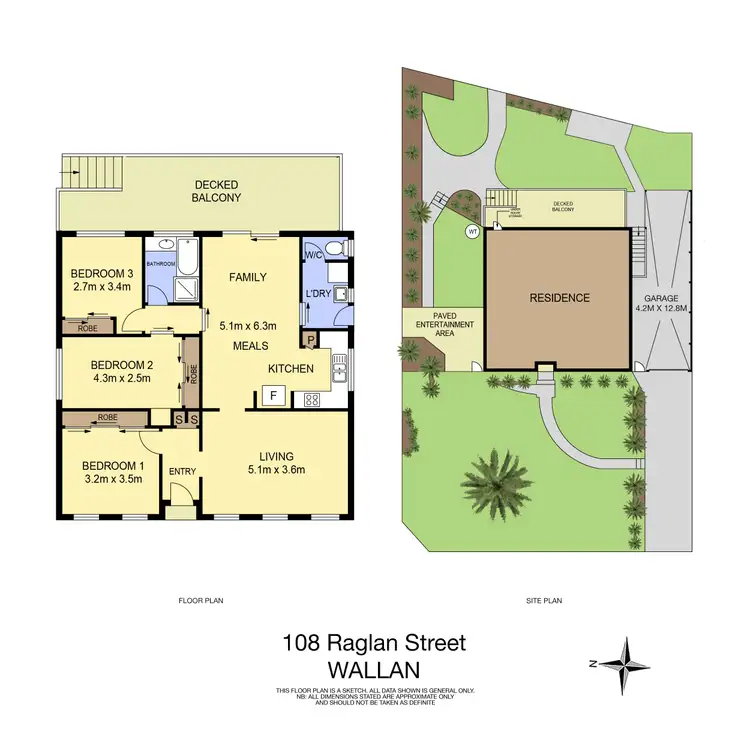 Floorplan of Homely house listing, 108 Raglan Street, Wallan VIC 3756