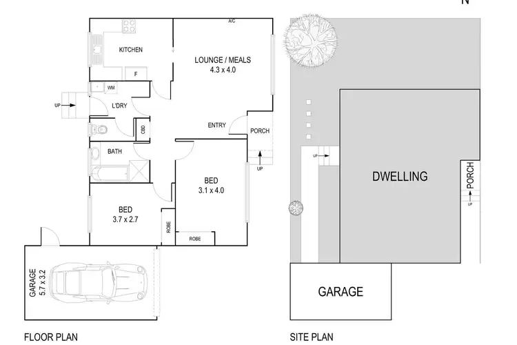 Floorplan of Homely unit listing, 4/63 Patterson Street, Ringwood East VIC 3135