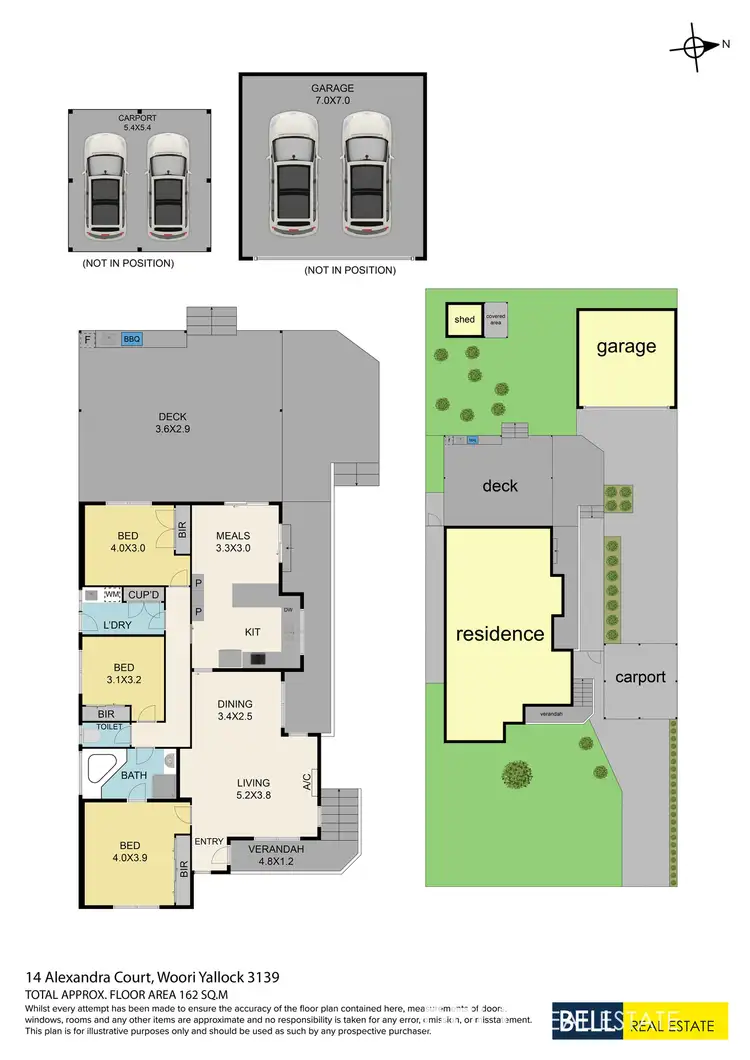 Floorplan of Homely house listing, 14 Alexandra Court, Woori Yallock VIC 3139