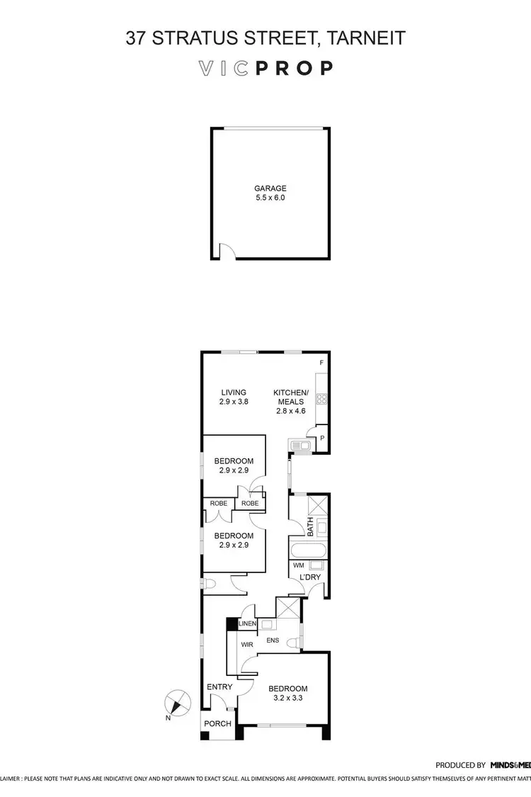 Floorplan of Homely house listing, 37 Stratus Street, Tarneit VIC 3029
