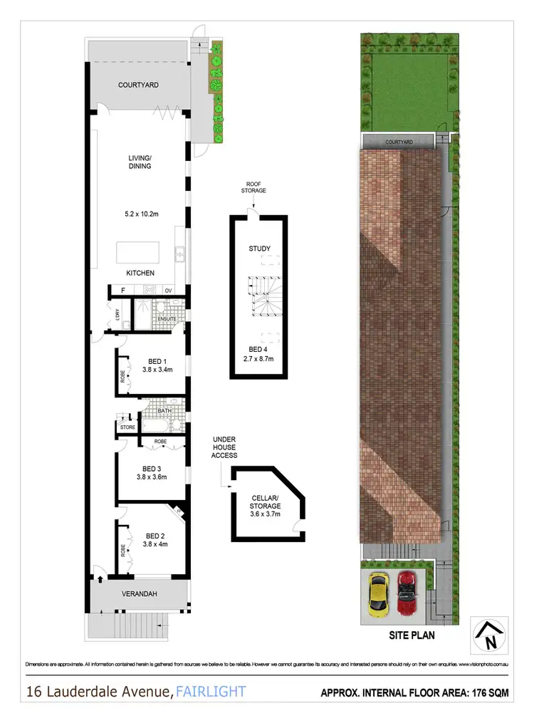 Floorplan of Homely house listing, 16 Lauderdale Avenue, Fairlight NSW 2094