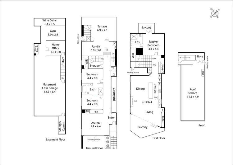 Floorplan of Homely house listing, 1 Watkins Street, Aspendale VIC 3195