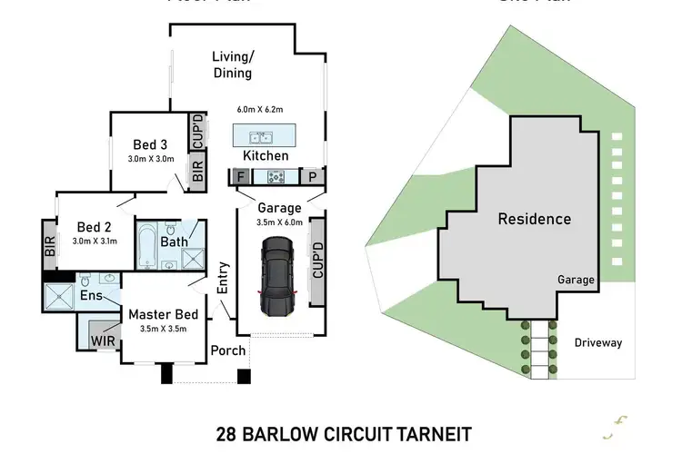 Floorplan of Homely house listing, 28 Barlow Circuit, Tarneit VIC 3029