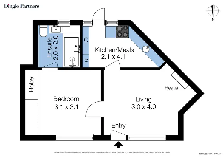 Floorplan of Homely apartment listing, 7/161 Wellington Parade South, East Melbourne VIC 3002