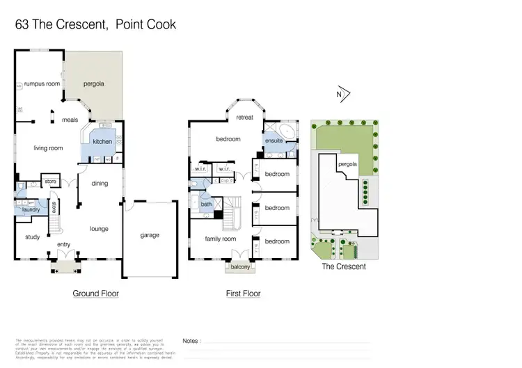 Floorplan of Homely house listing, 63 The Crescent, Point Cook VIC 3030