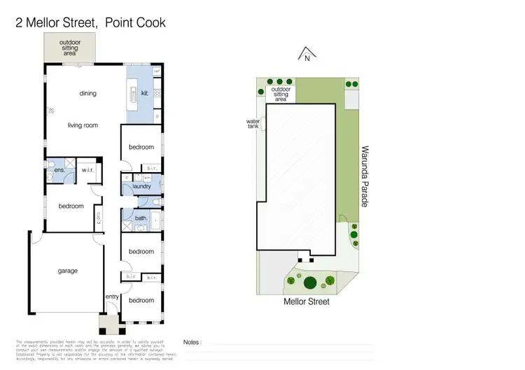 Floorplan of Homely house listing, 2 Mellor Street, Point Cook VIC 3030