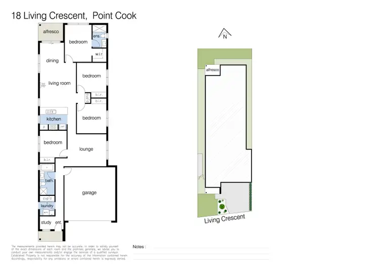 Floorplan of Homely house listing, 18 Living Crescent, Point Cook VIC 3030