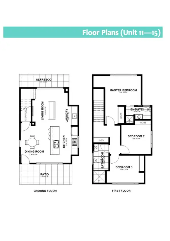Floorplan of Homely townhouse listing, 12a/25 St Andrews Drive, Leichhardt QLD 4305