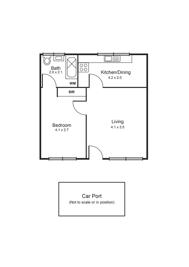 Floorplan of Homely apartment listing, 4/5 Wilson Street, Murrumbeena VIC 3163