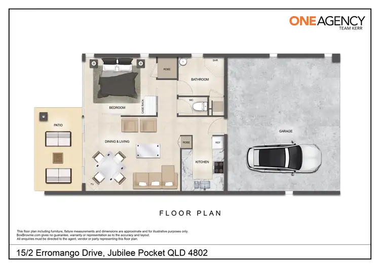 Floorplan of Homely unit listing, 15/2 Erromango Drive, Jubilee Pocket QLD 4802