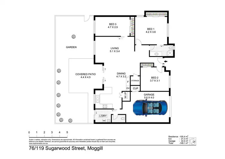 Floorplan of Homely house listing, 76/119 Sugarwood Street, Moggill QLD 4070