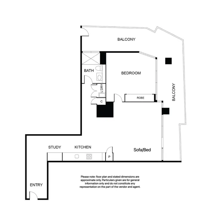 Floorplan of Homely apartment listing, 807/639 Little Lonsdale Street, Melbourne VIC 3000