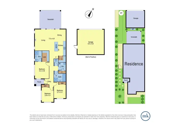 Floorplan of Homely townhouse listing, 22 Soapstone Walk, Doreen VIC 3754