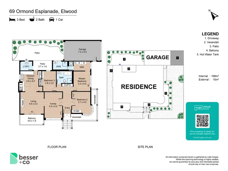 Floorplan of Homely house listing, 69 Ormond Esplanade, Elwood VIC 3184