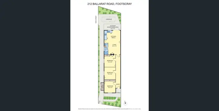 Floorplan of Homely house listing, 212 Ballarat Road, Footscray VIC 3011