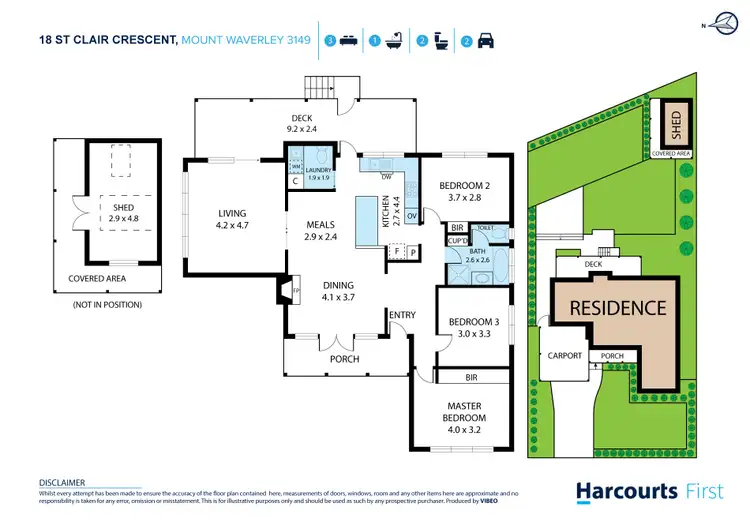 Floorplan of Homely house listing, 18 St Clair Crescent, Mount Waverley VIC 3149