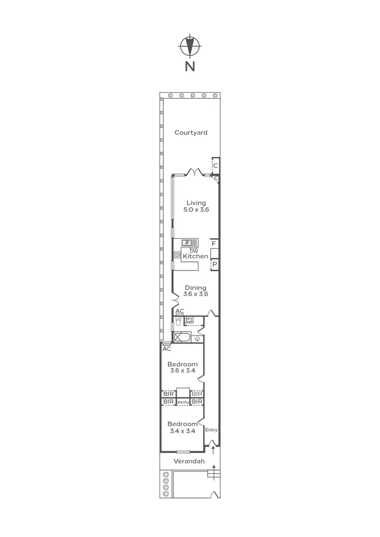Floorplan of Homely house listing, 34 Mount Pleasant Grove, Armadale VIC 3143