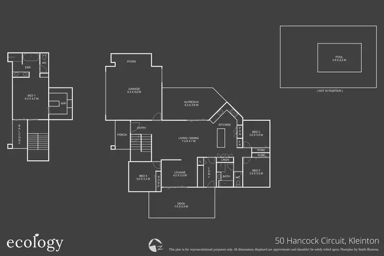 Floorplan of Homely house listing, 50 Hancock Circuit, Kleinton QLD 4352