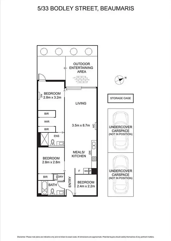 Floorplan of Homely unit listing, 5/33-35 Bodley Street, Beaumaris VIC 3193