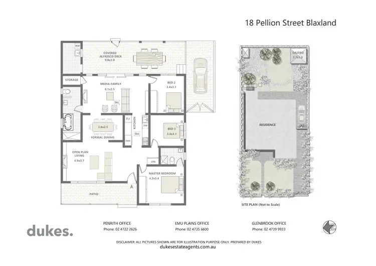 Floorplan of Homely house listing, 18 Pellion Street, Blaxland NSW 2774