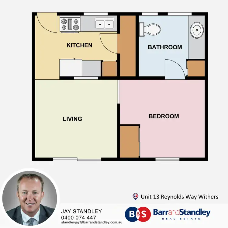 Floorplan of Homely house listing, 13/40 Reynolds Way, Withers WA 6230