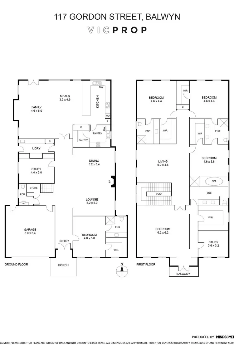 Floorplan of Homely house listing, 117 Gordon Street, Balwyn VIC 3103
