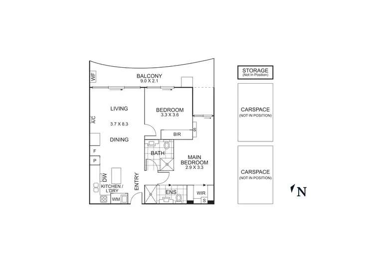 Floorplan of Homely apartment listing, 25/538 Main Street, Mordialloc VIC 3195