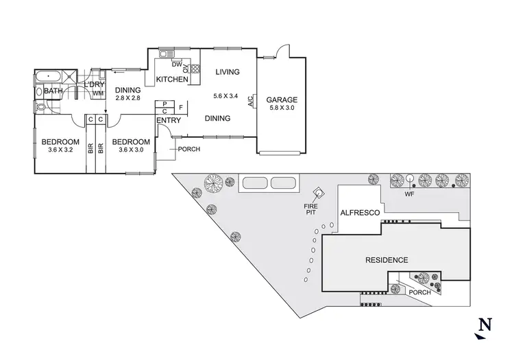 Floorplan of Homely unit listing, 14/14 Kingston Drive, Dingley Village VIC 3172