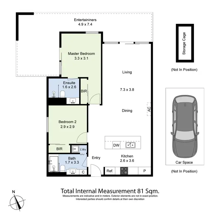 Floorplan of Homely apartment listing, 31/17 Eucalyptus Drive, Maidstone VIC 3012